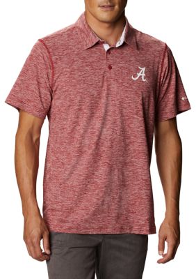 Columbia Men's NCAA CLG Tech Trailâ¢ Polo, Red, Large