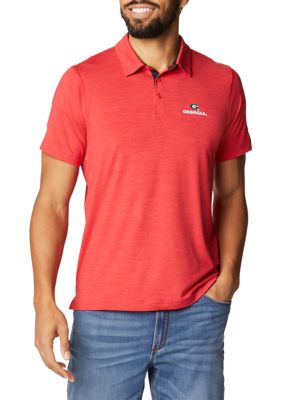 Columbia Men's NCAA CLG Tech Trailâ¢ Polo, Red, XL