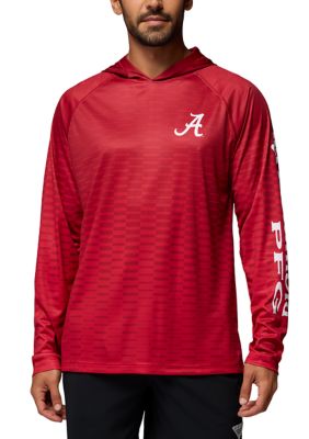 Columbia Men's NCAA CLG Super Terminal Tackleâ¢ Hoodie, Red, 2XL