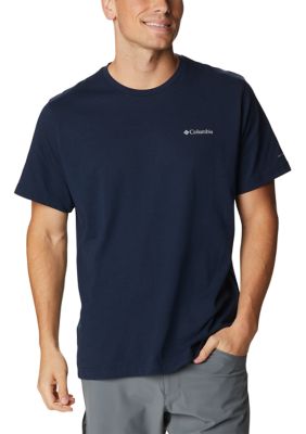 Columbia Men's Thistletown Hillsâ¢ Short Sleeve T-Shirt, Navy Blue, XL