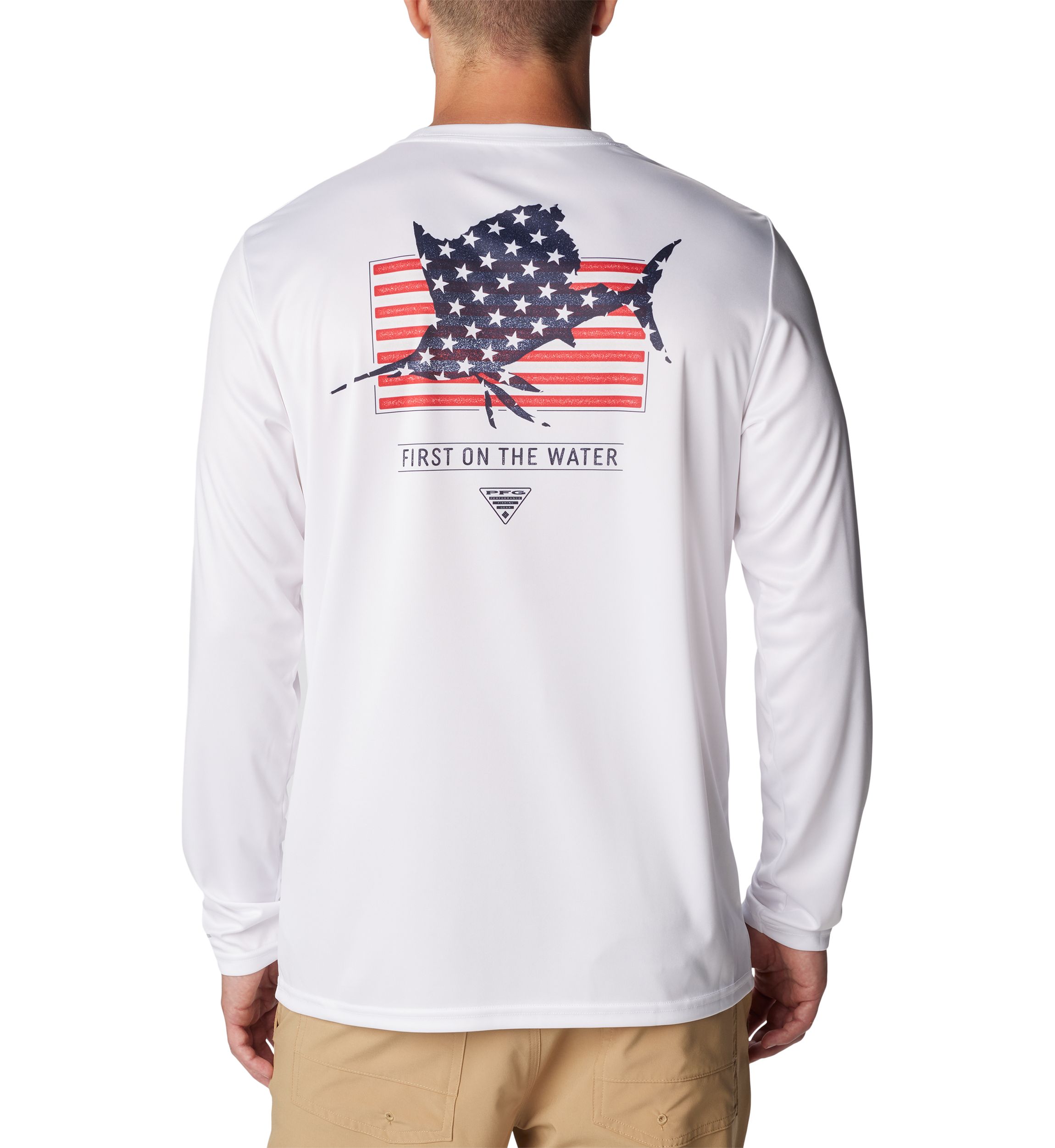 Terminal Tackle PFG™ Fins and Stripes Long Sleeve T-Shirt 