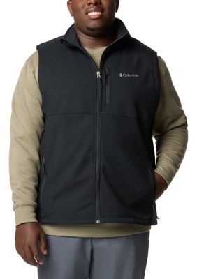 Columbia Men's Big & Tall Ascenderâ¢ II Softshell Vest, Black, 3XL