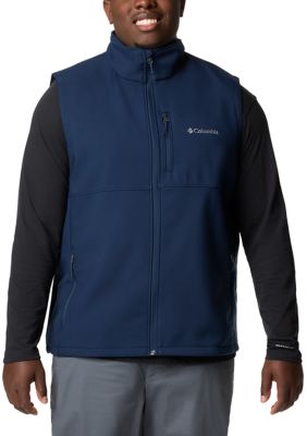 Columbia Men's Big & Tall Ascenderâ¢ II Softshell Vest, Navy Blue, 3XL