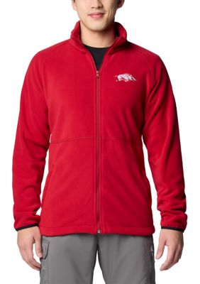 Columbia Men's NCAA Fleece Jacket, Red, Medium