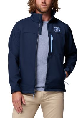 Columbia Men's NCAA CLG Ascenderâ¢ III Softshell Jacket, Navy Blue, XL