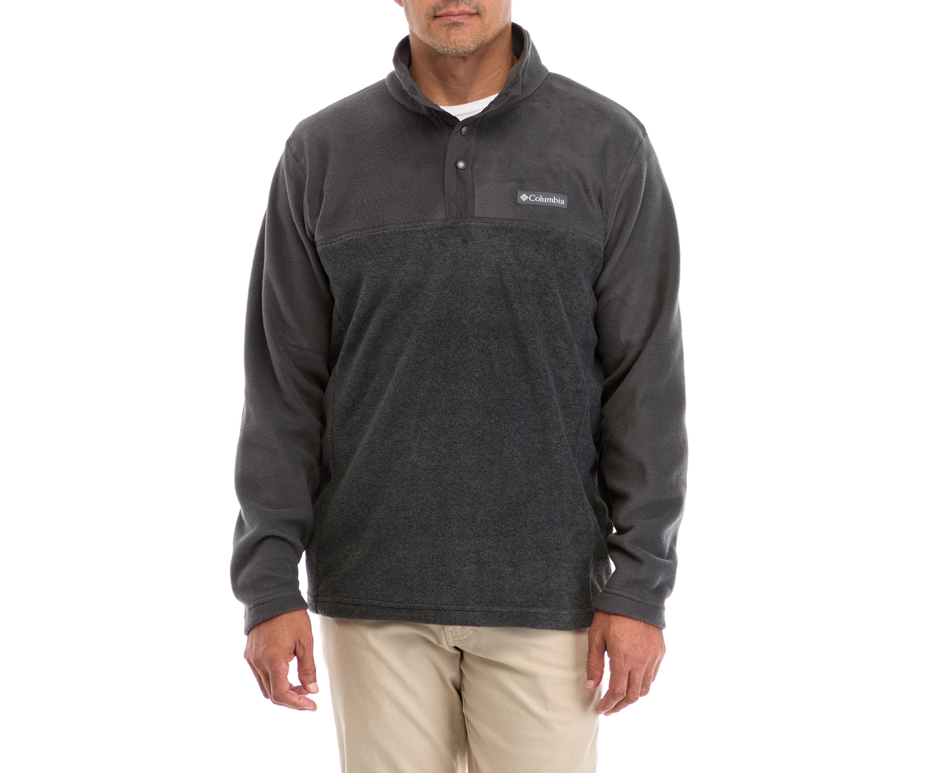 Mens Half Snap Fleece Pullover