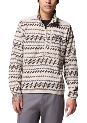 Columbia Men's Sweater Weatherâ¢ Printed Half Zip II Jacket, Small