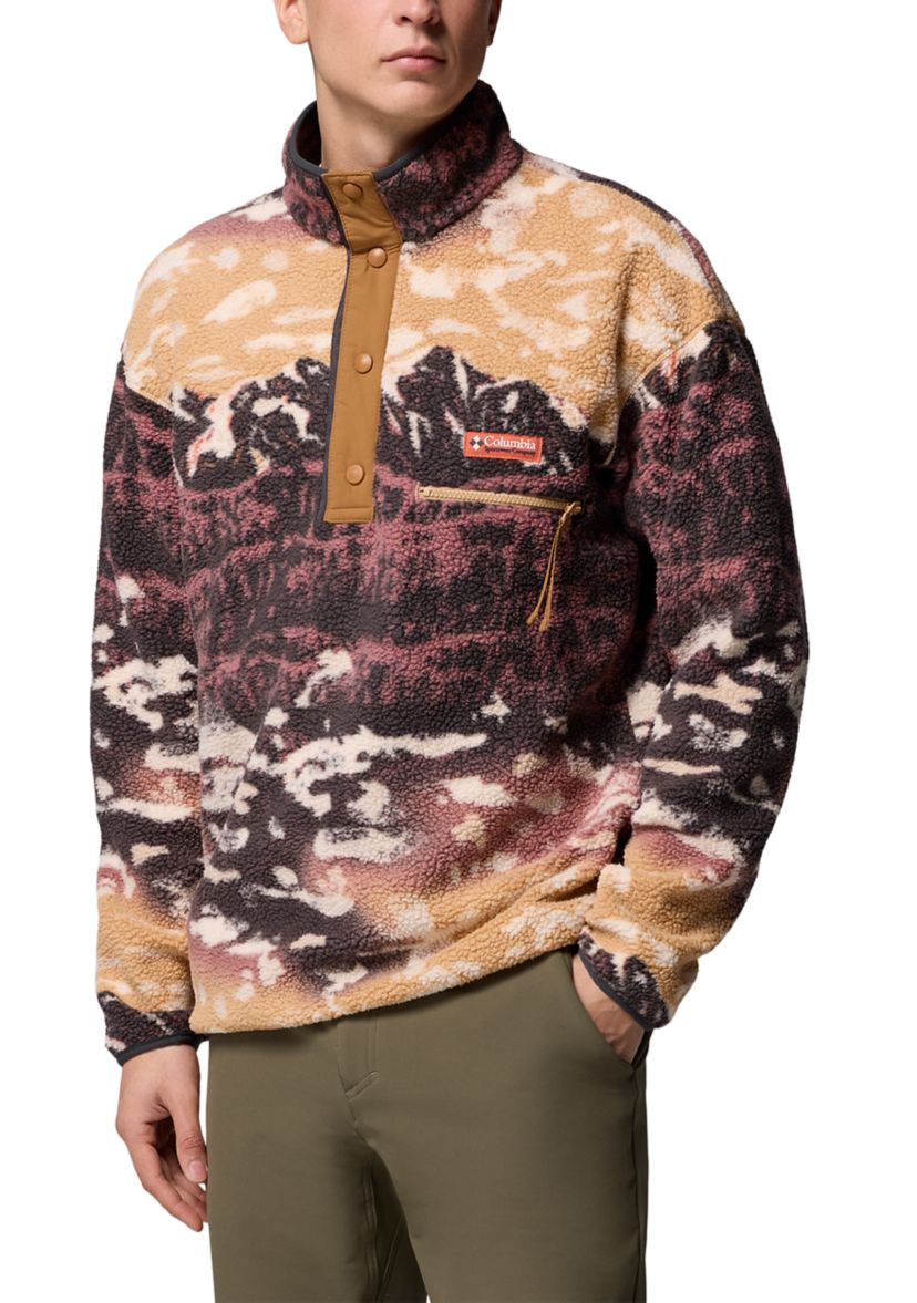 Helvetia™ II Printed Half Snap Fleece Pullover