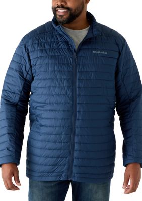 Columbia Men's Big & Tall Silver Fallsâ¢ II Jacket, Navy Blue, 2XL Tall