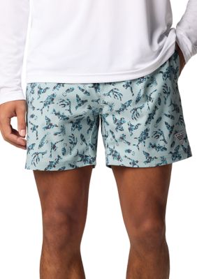 Columbia Men's PFG Ramblerâ¢ Printed Water Short, Blue, XXL 6