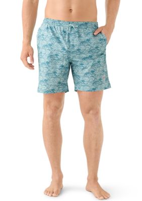 Columbia Men's PFG Ramblerâ¢ Printed Water Short, Blue, S 6