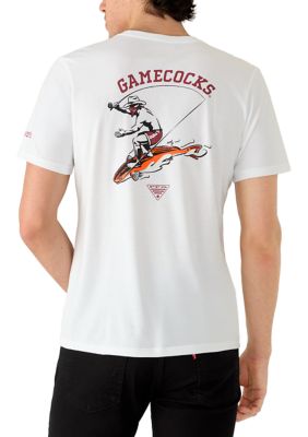 Columbia Men's CLG PFGâ¢ Short Sleeve T-Shirt, White, 2XL