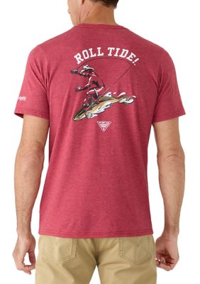 Columbia Men's CLG PFGâ¢ Short Sleeve T-Shirt, Red, 2XL