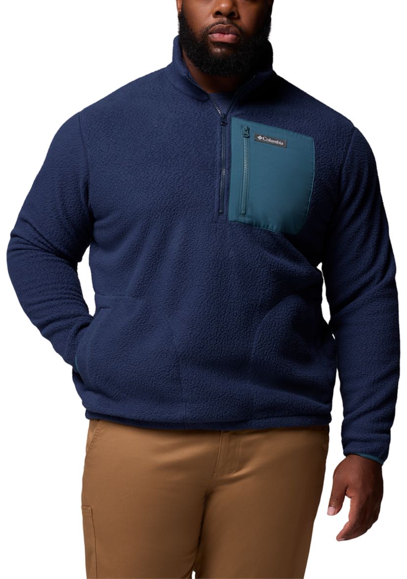 Big & Tall Jasper Ridge™ Pebbled Half Zip Fleece