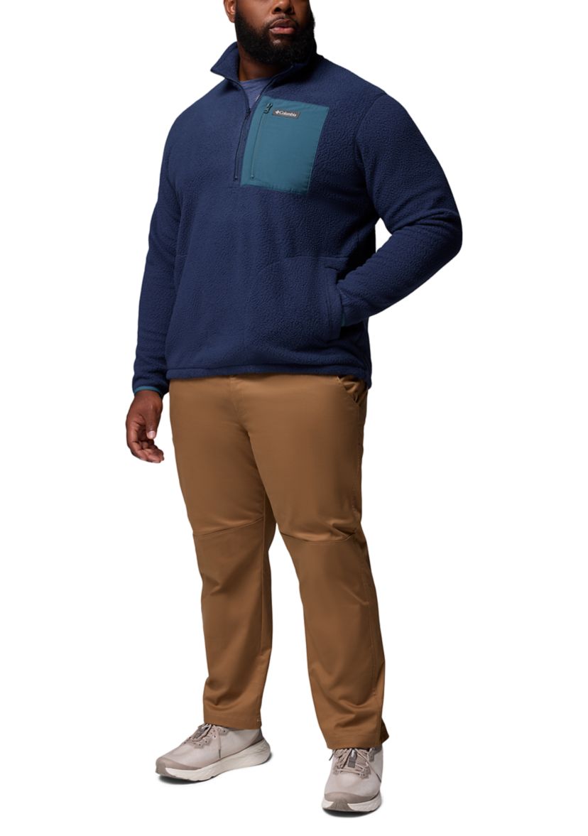 Big & Tall Jasper Ridge™ Pebbled Half Zip Fleece