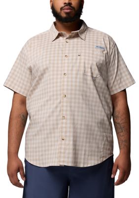 Columbia Men's Big & Tall Harbor Peakâ¢ Short Sleeve Shirt, 2XL Tall