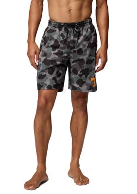 Columbia Men's CLG PFG Ramblerâ¢ Printed Shorts, Black, M 8