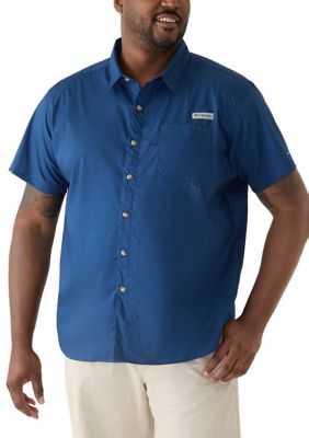 Columbia Men's Big & Tall PFG Harbor Peakâ¢ Short Sleeve Shirt, 4X