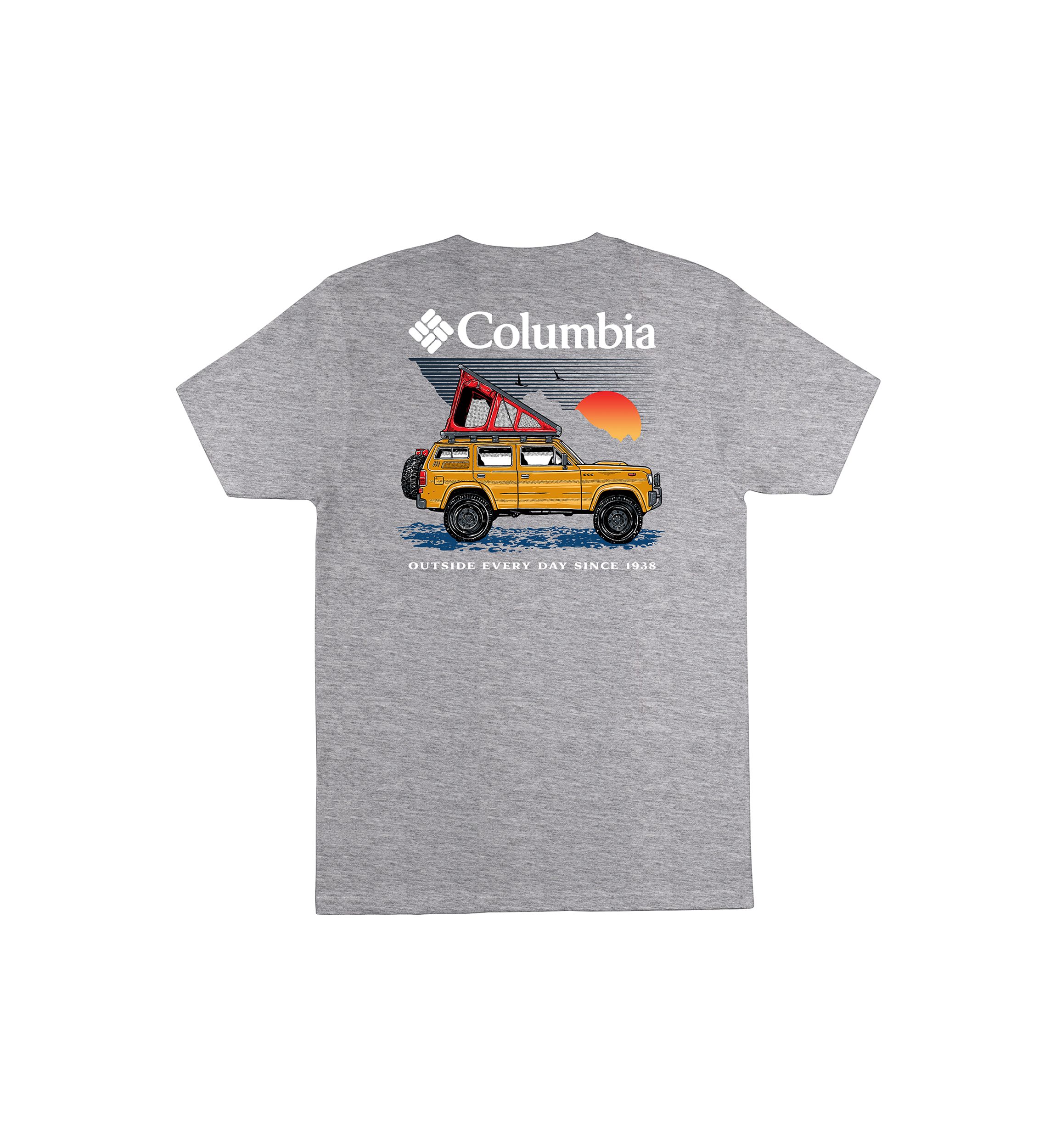 Mens Tall Short Sleeve Mounty Graphic T-Shirt
