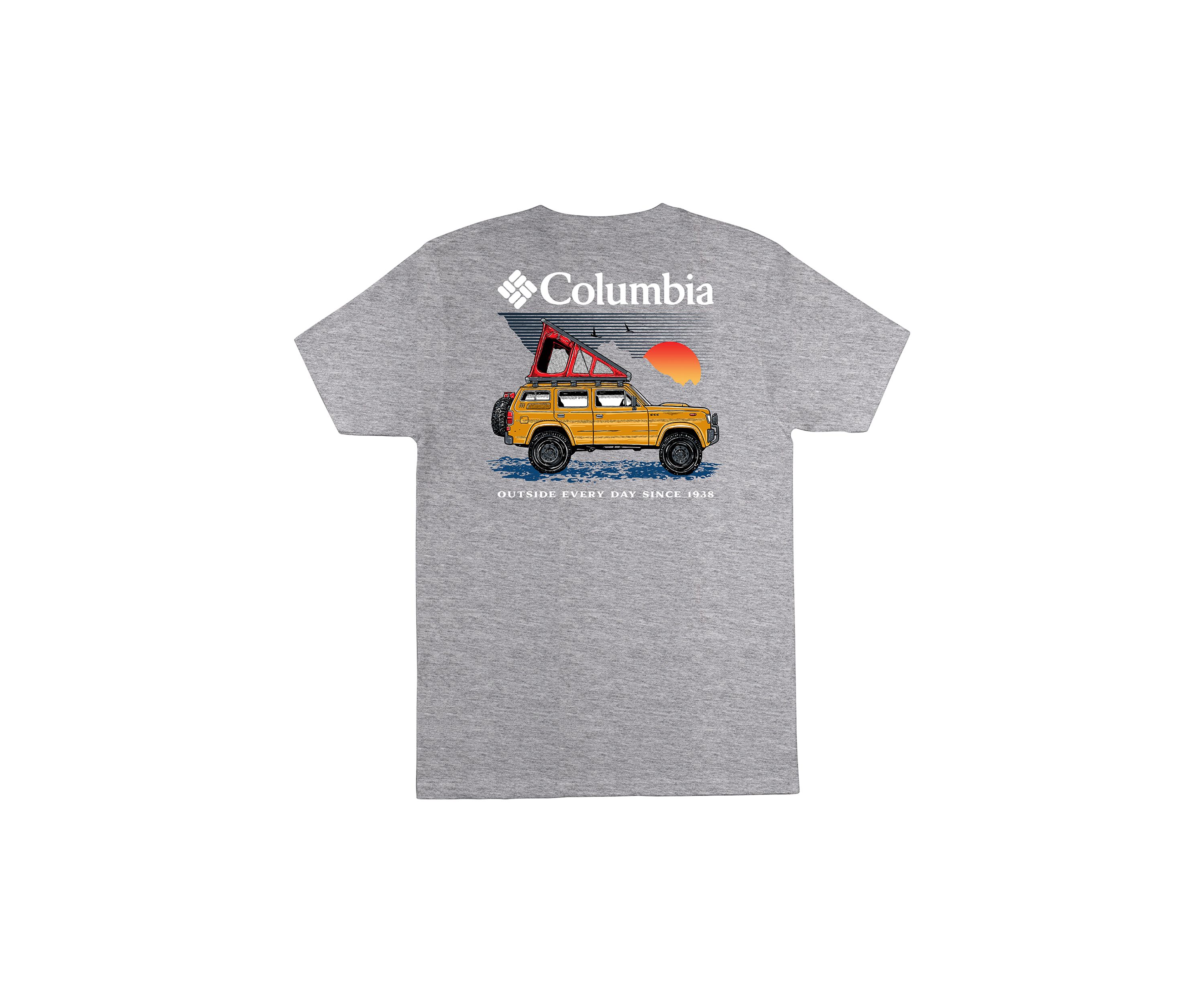 Mens Tall Short Sleeve Mounty Graphic T-Shirt