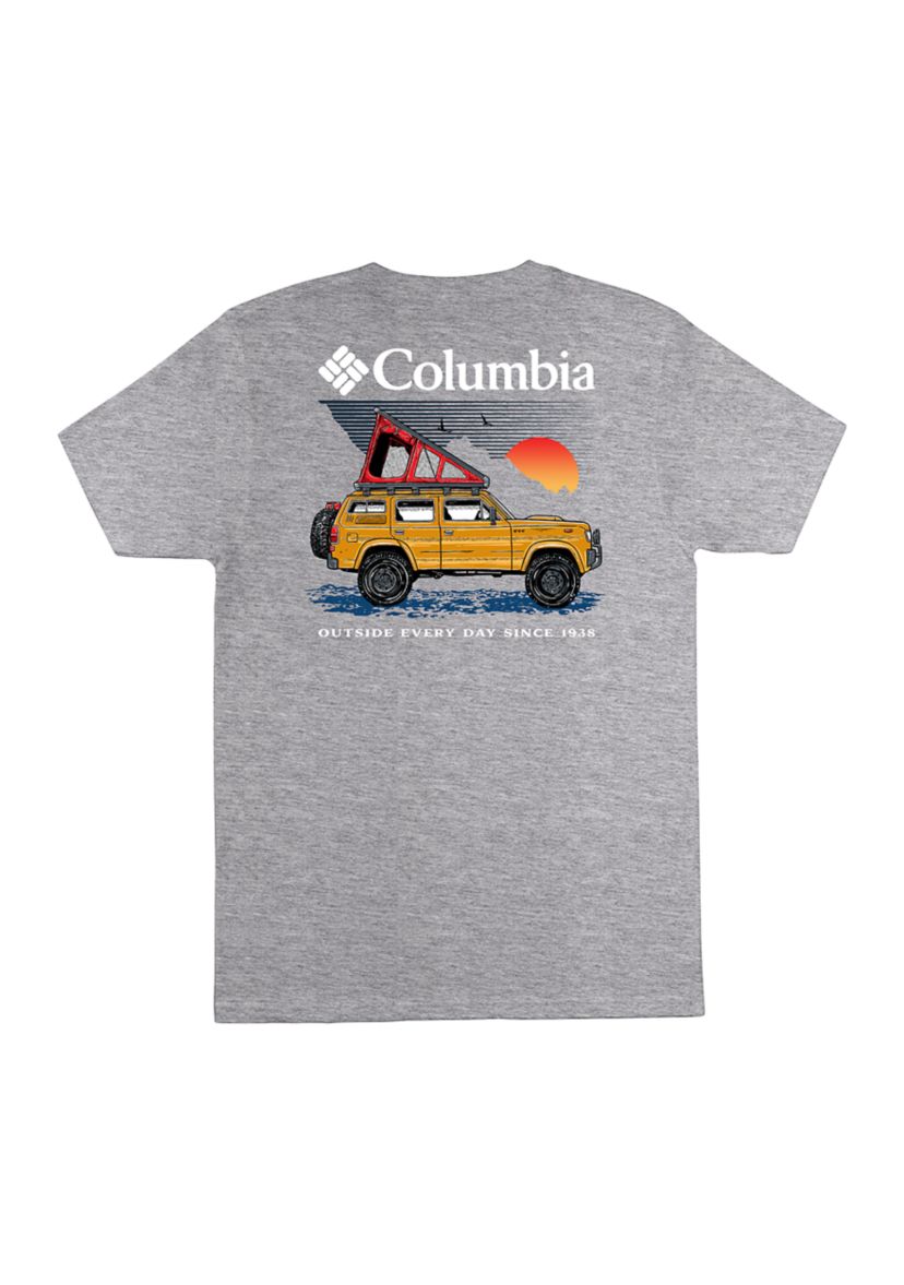 Mens Tall Short Sleeve Mounty Graphic T-Shirt