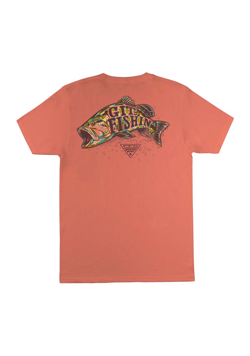 Short Sleeve Git Fishin Graphic T-Shirt