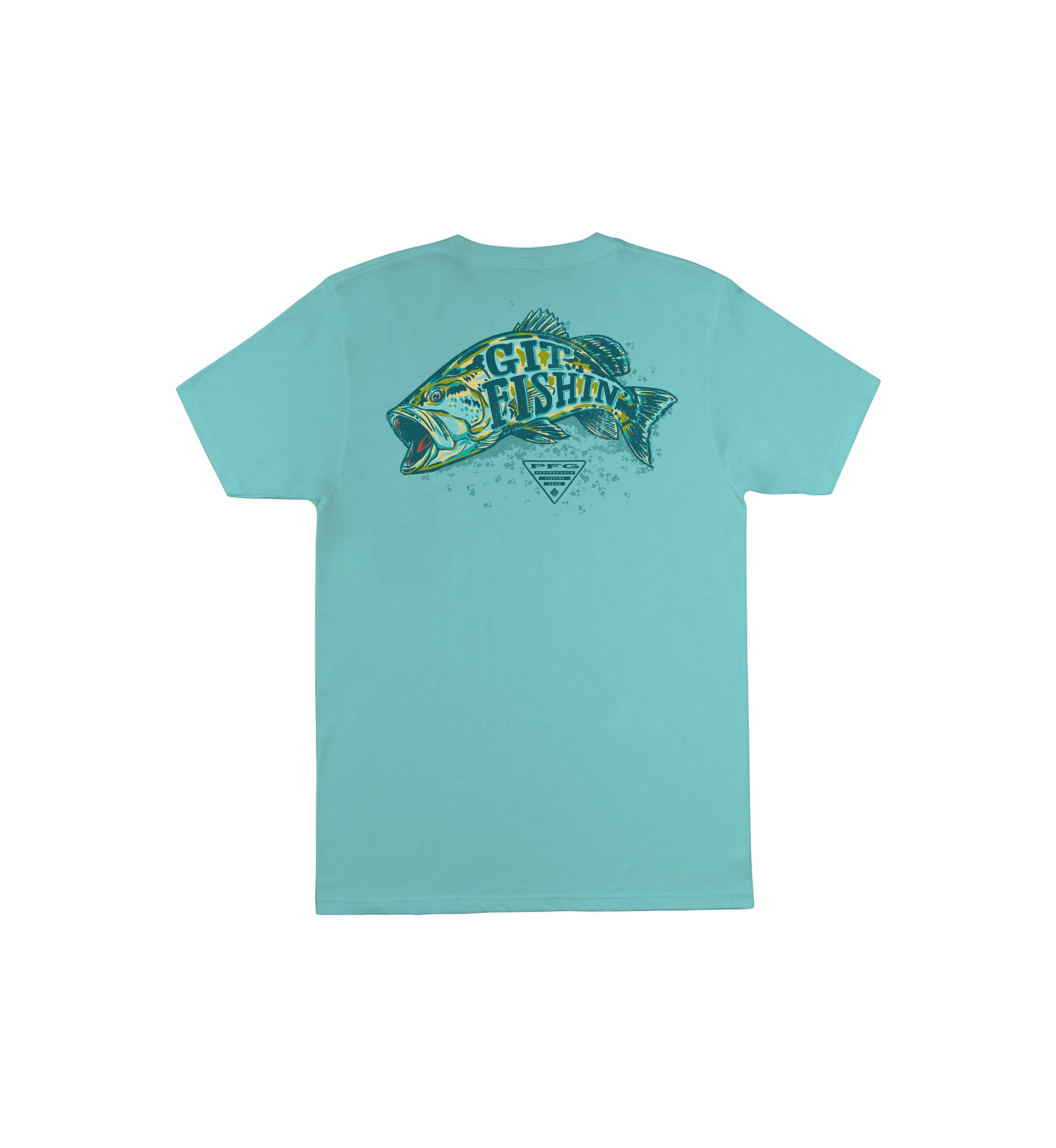 Mens Tall Short Sleeve Git Fishin Graphic T-Shirt
