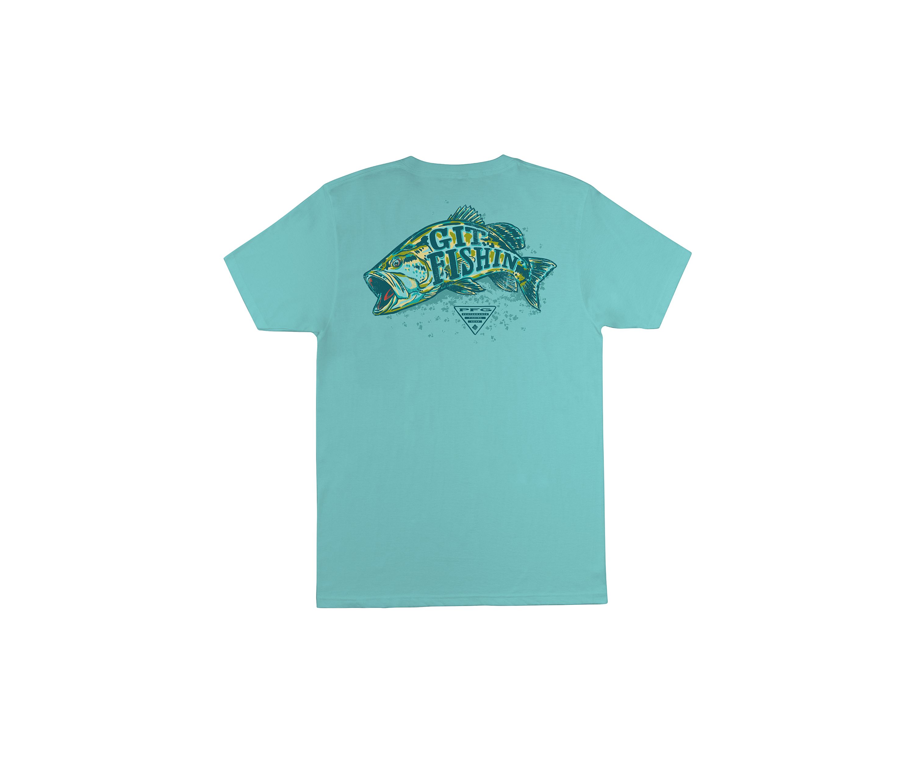 Mens Tall Short Sleeve Git Fishin Graphic T-Shirt