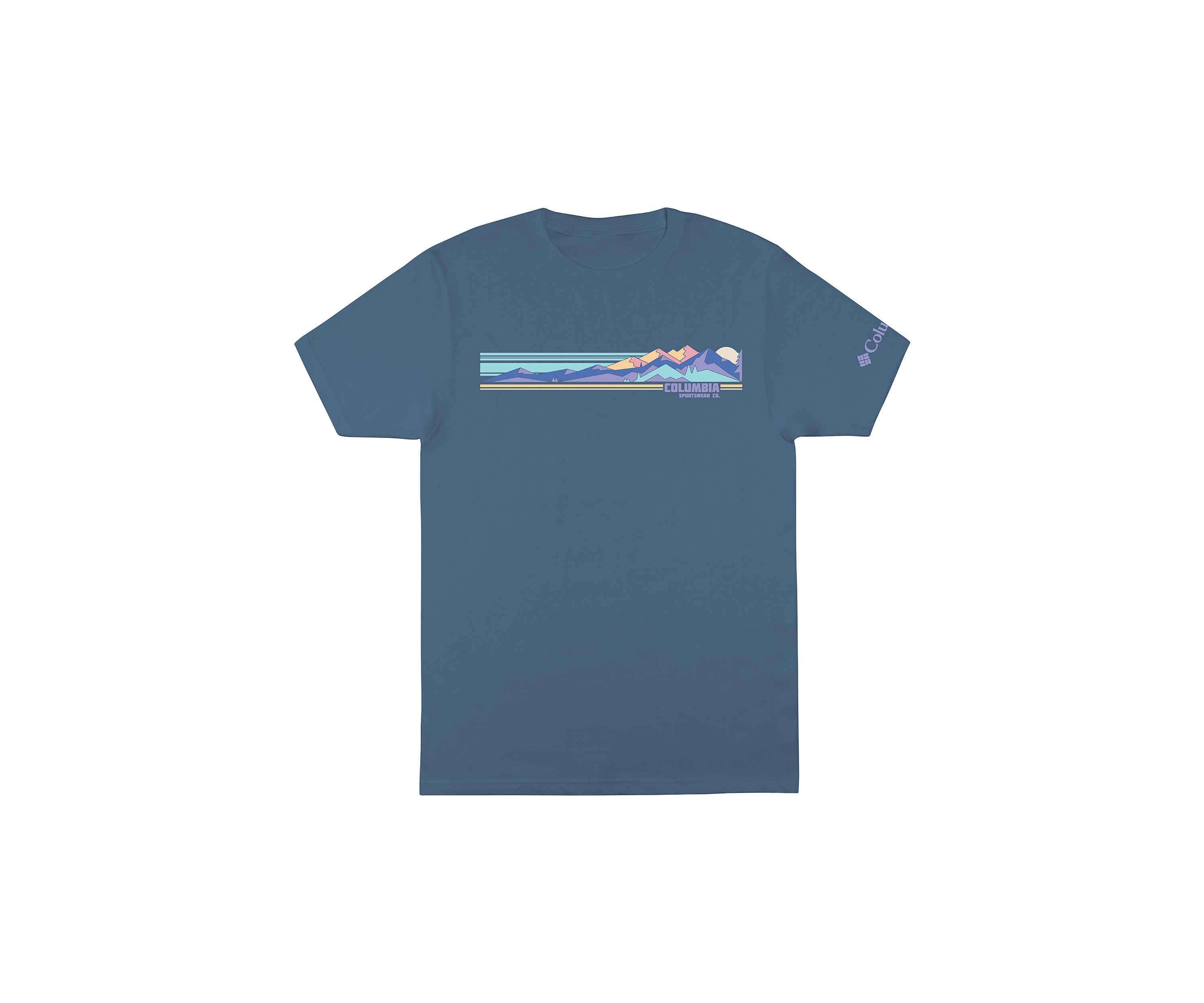 Short Sleeve Mountainscape Graphic T-Shirt