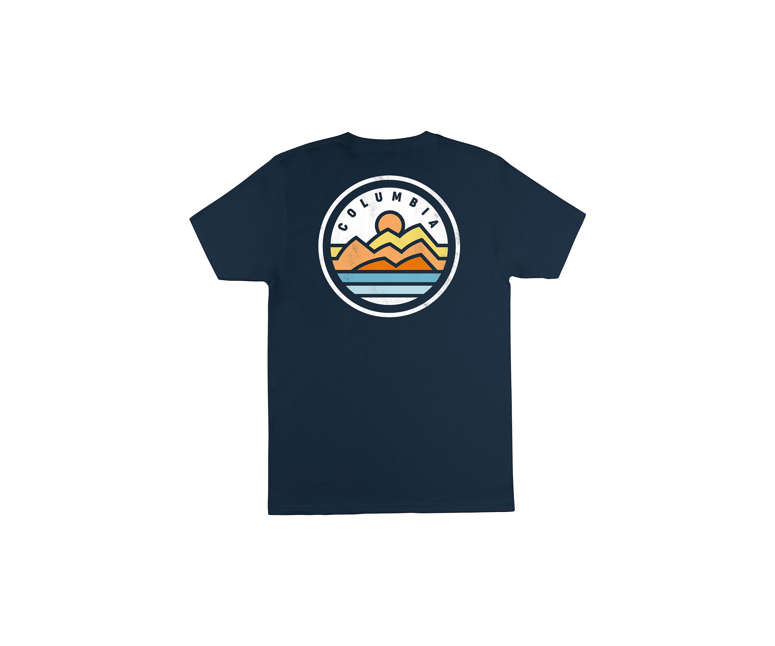 Mens Tall Short Sleeve Path Graphic T-Shirt