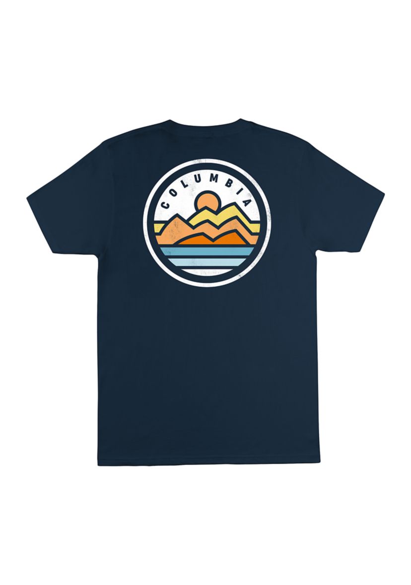 Mens Tall Short Sleeve Path Graphic T-Shirt