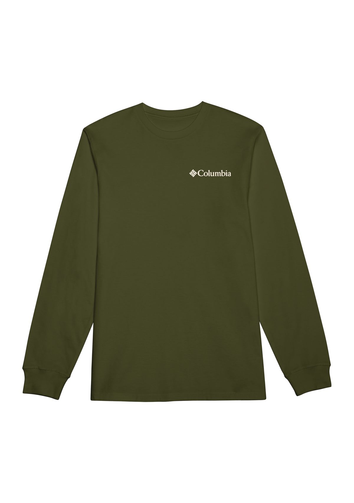 Mens Long Sleeve Treebark Graphic T-Shirt