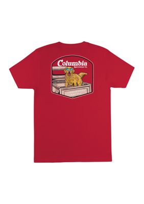 Columbia Men's Big AKAP Graphic T-Shirt, Red, 2XL
