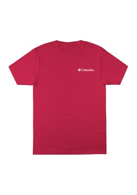 Columbia Men's Big & Tall Benji Short Sleeve T-Shirt, Red, 2XL Tall