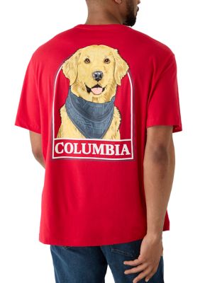 Columbia Men's Big & Tall Benji Graphic T-Shirt, Red, 4X