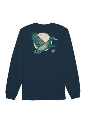 Columbia Men's Long Sleeve True North Graphic Shirt