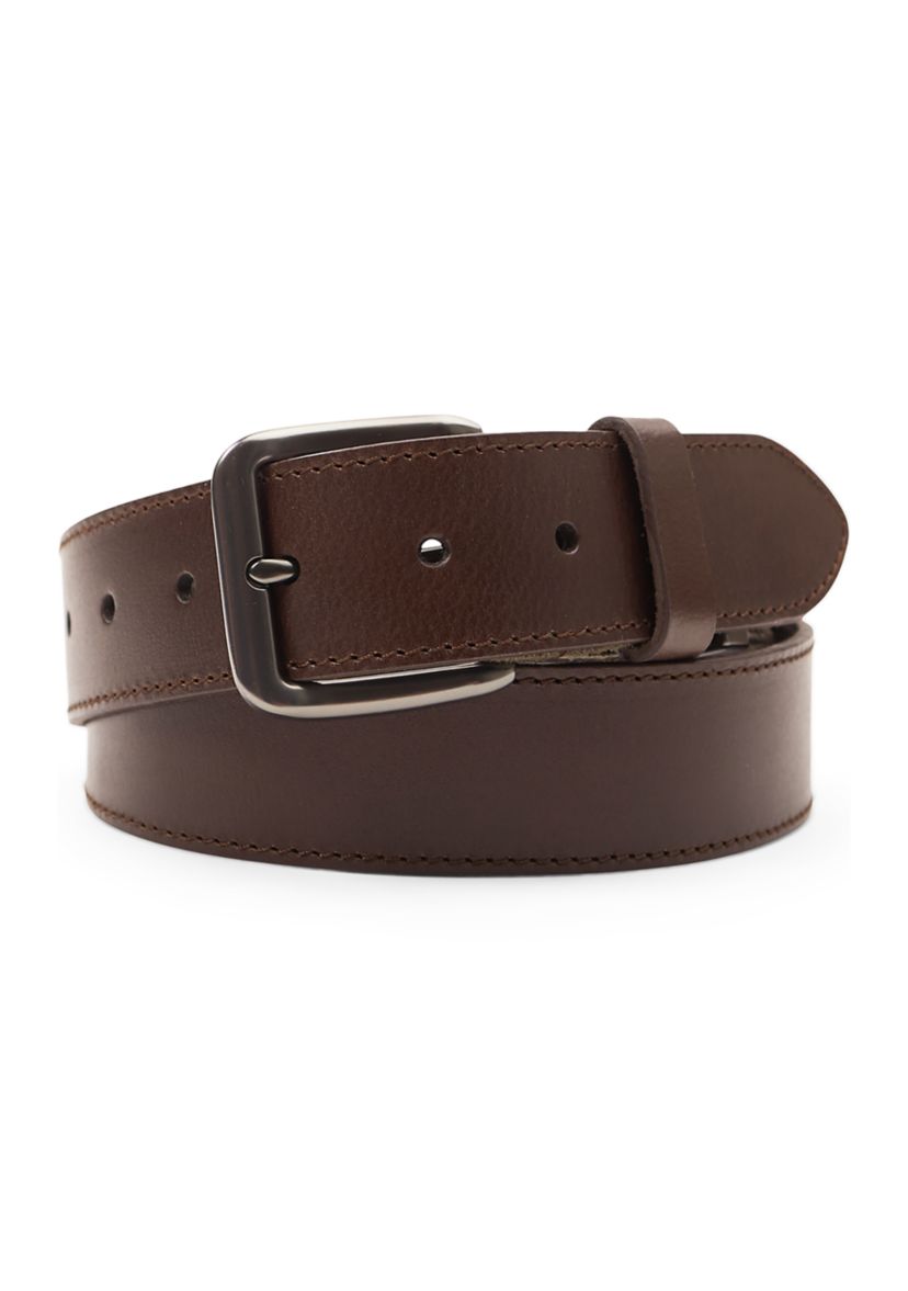 Mens Casual Belt with Stretch Tab