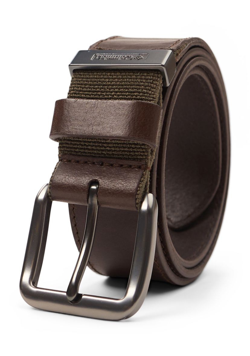 Mens Casual Belt with Stretch Tab