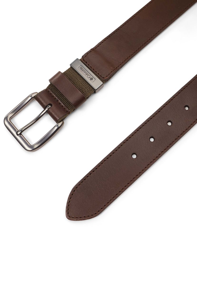 Mens Casual Belt with Stretch Tab