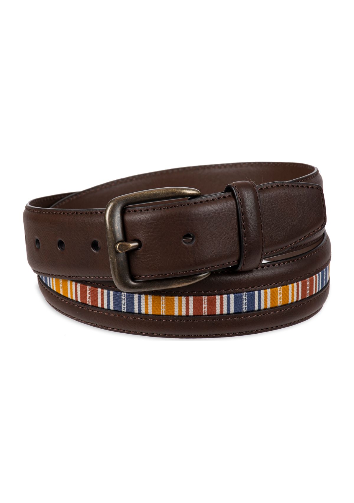 Casual Fabric Inlay Belt