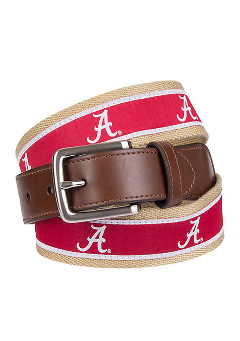 Alabama Ribbon Brown Belt