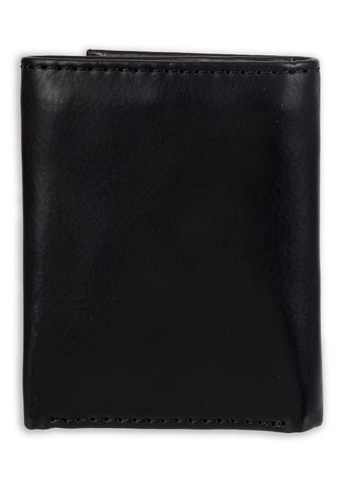 Columbia Mens RFID Trifold Wallet and Stick-On Phone