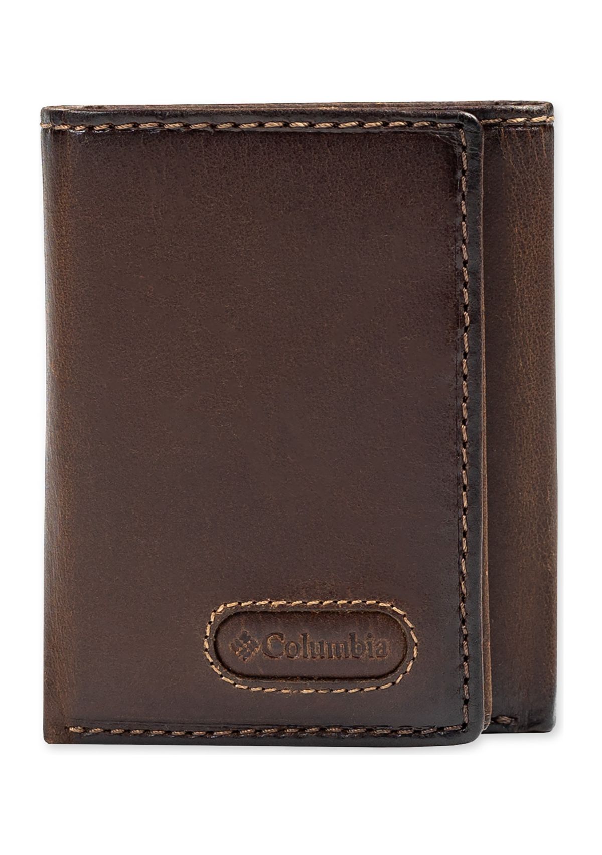 Leather Extra Capacity Trifold RFID Wallet 