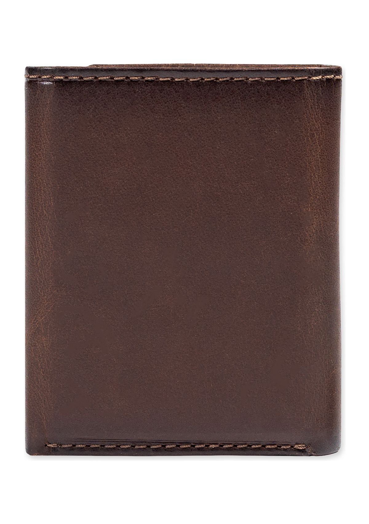 Leather Extra Capacity Trifold RFID Wallet 