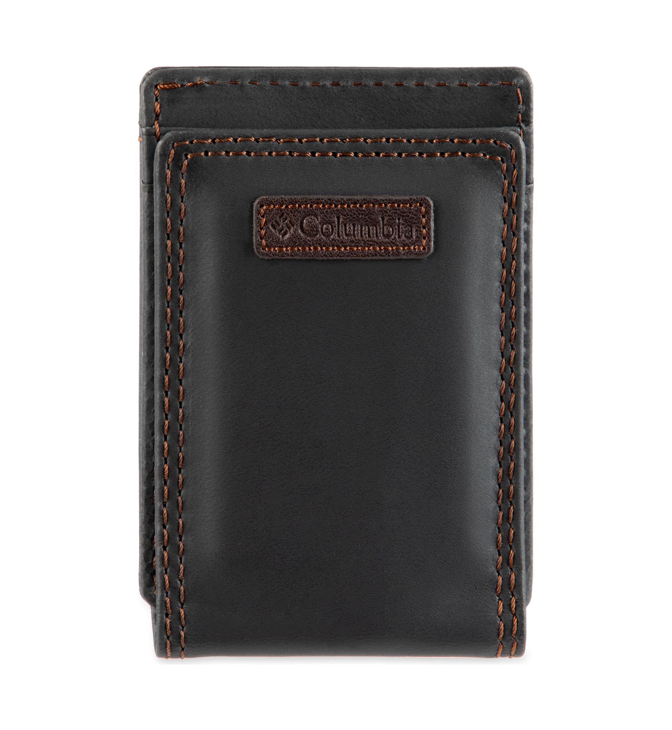 Leather Magnetic Front Pocket RFID Wallet