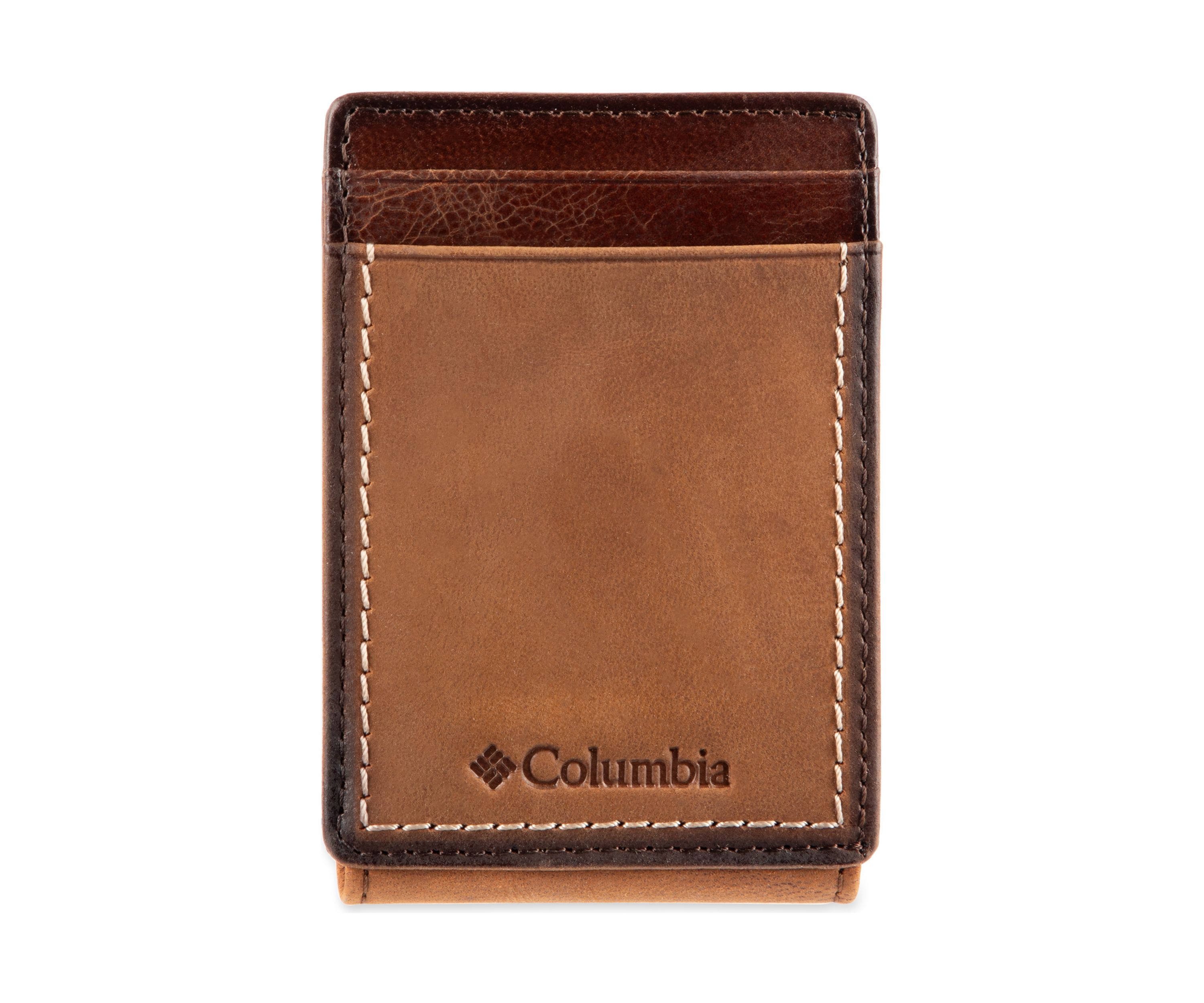 Leather Magnetic Front Pocket RFID Wallet