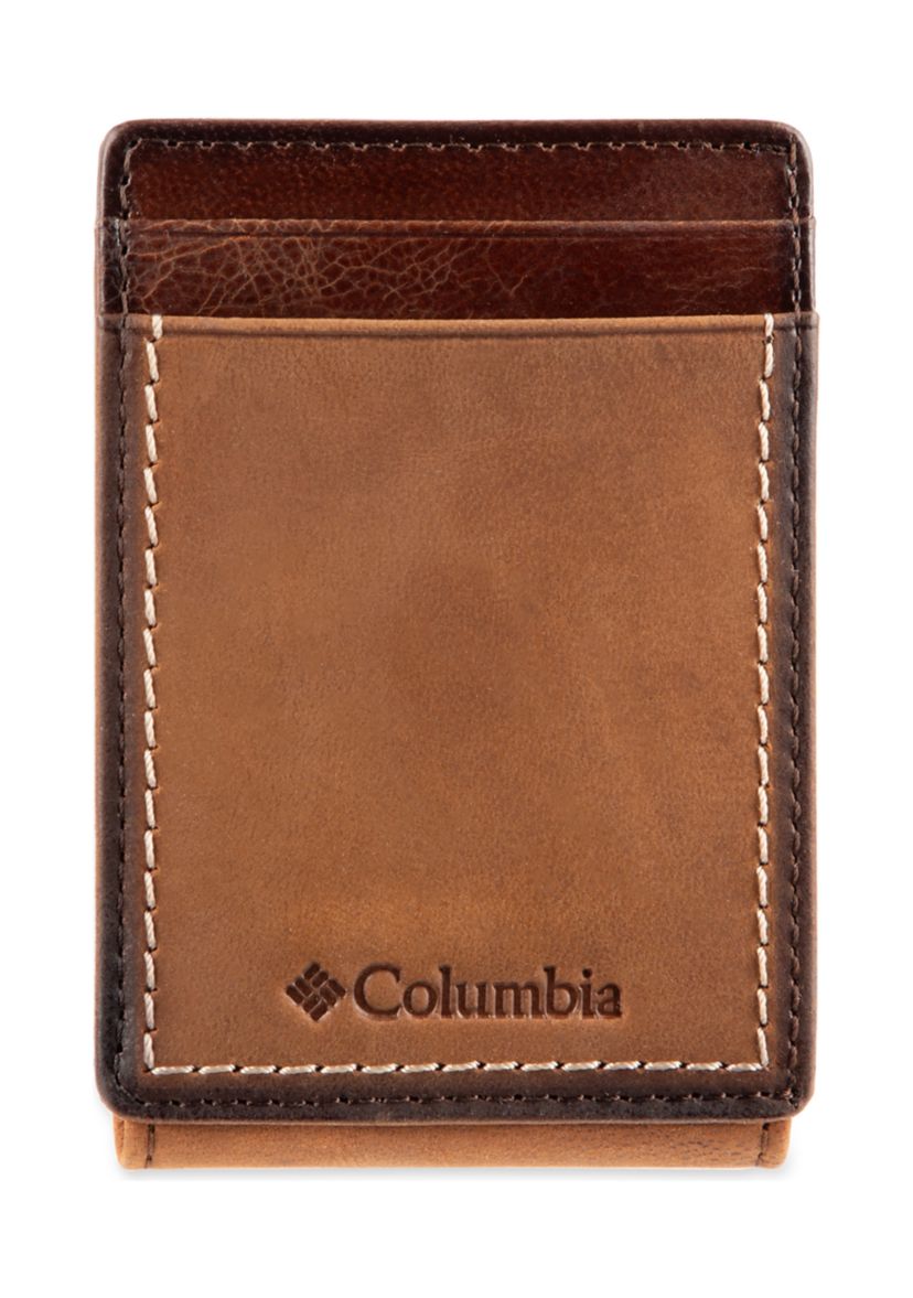 Leather Magnetic Front Pocket RFID Wallet