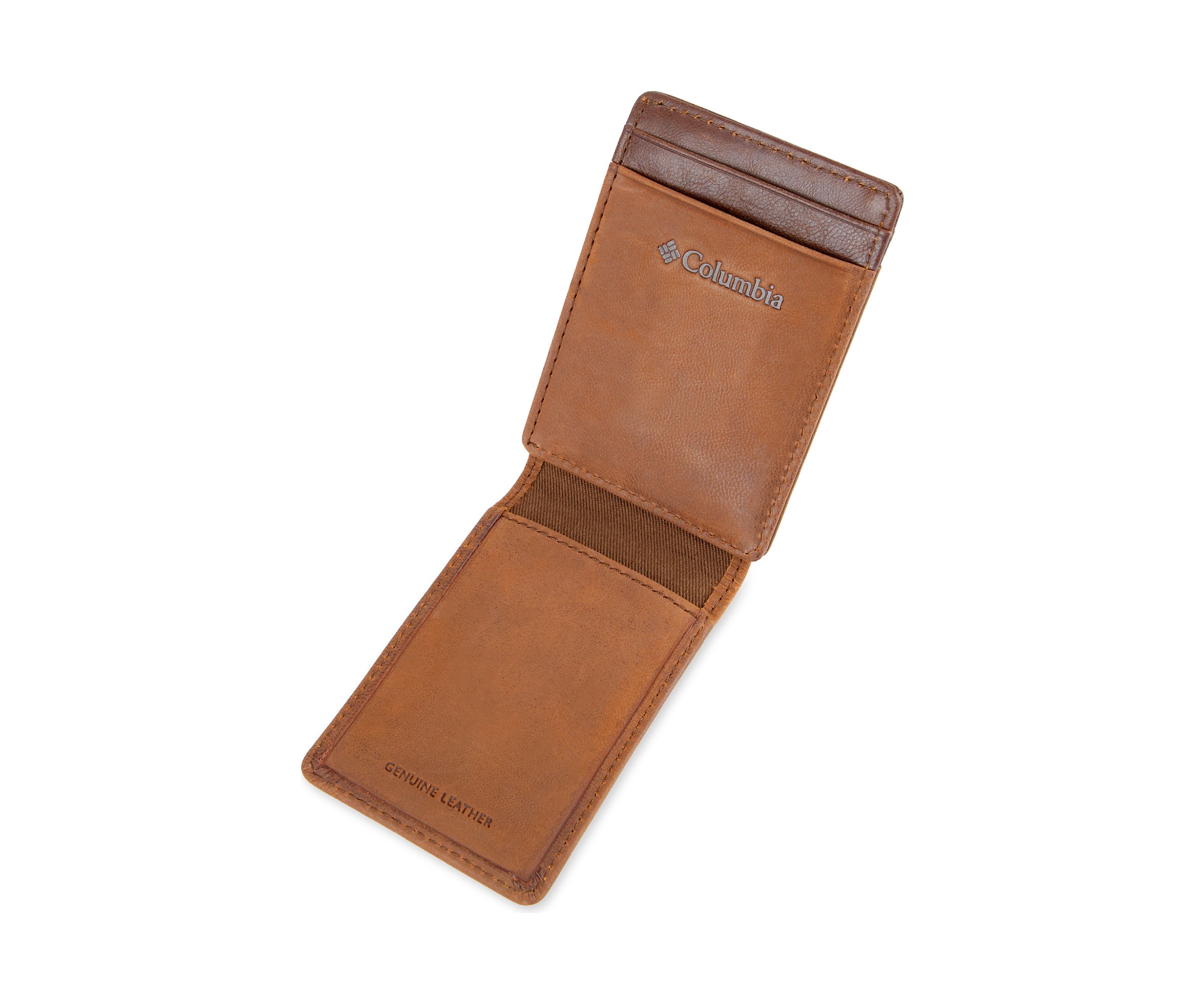 Leather Magnetic Front Pocket RFID Wallet