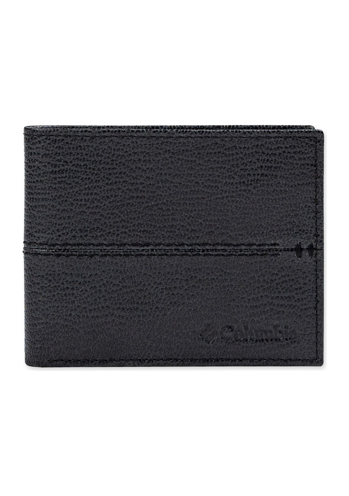 Leather Extra Capacity Passcase RFID Wallet