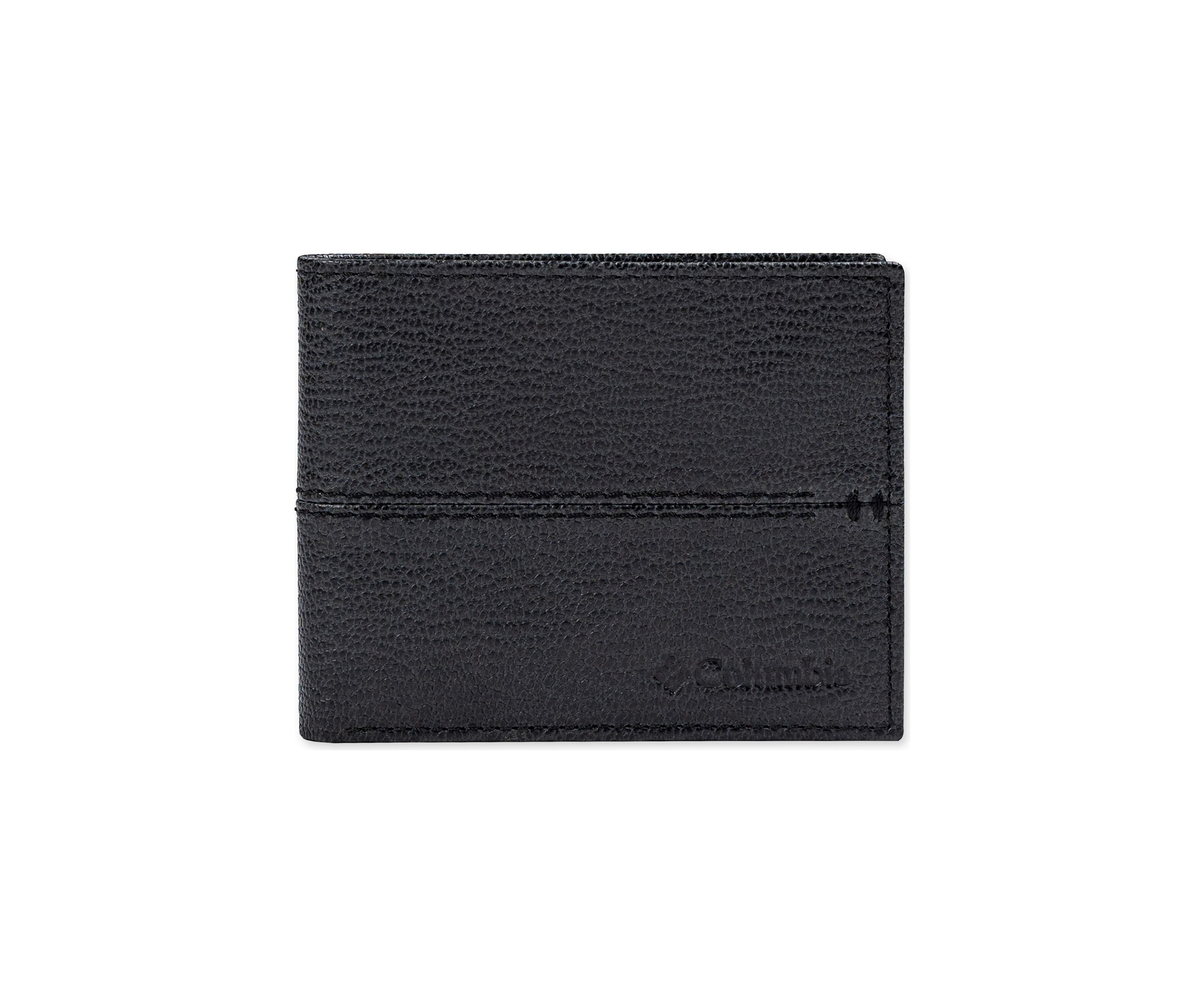 Leather Extra Capacity Passcase RFID Wallet